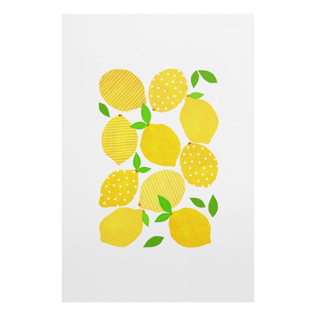 Cuadro amarillo Lemon With Dots