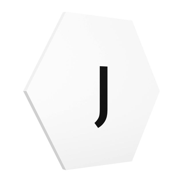 Cuadros modernos Letter White J