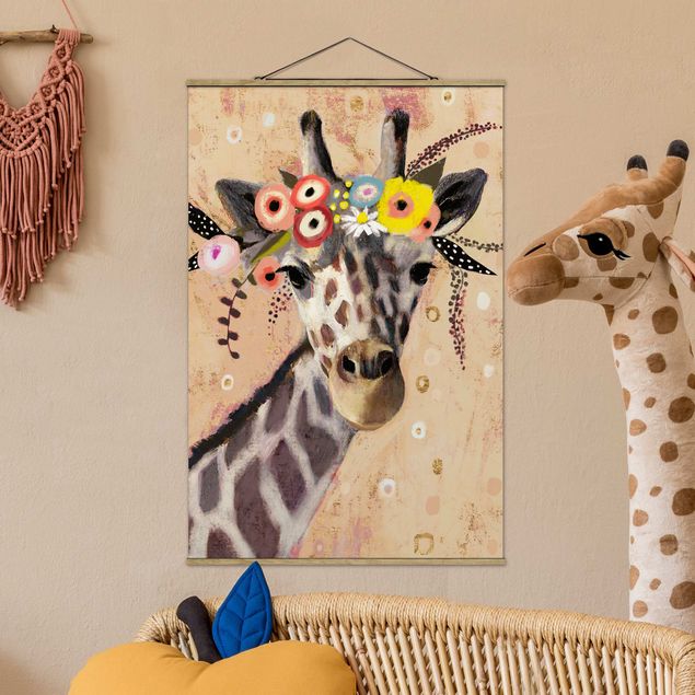 Decoración cocina Klimt Giraffe