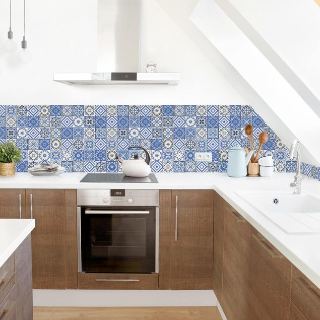 Salpicaderos cocina efecto teja Mediterranean Tile Pattern