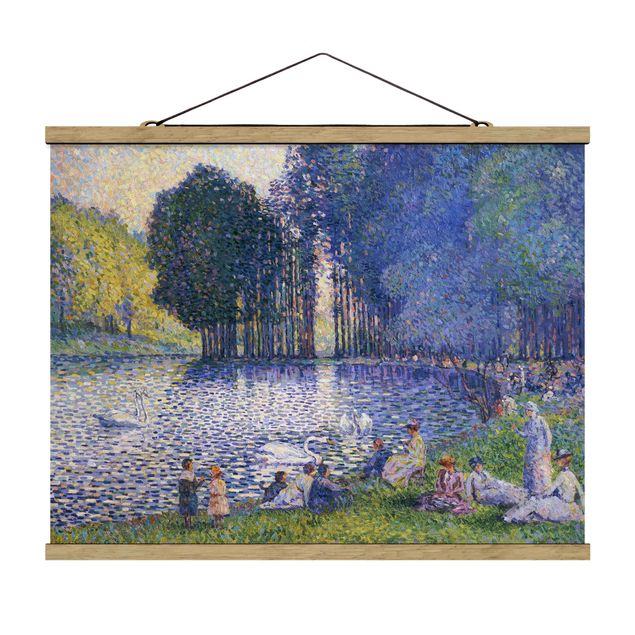 Cuadros famosos Henri Edmond Cross - The Lake In The Bois De Boulogne