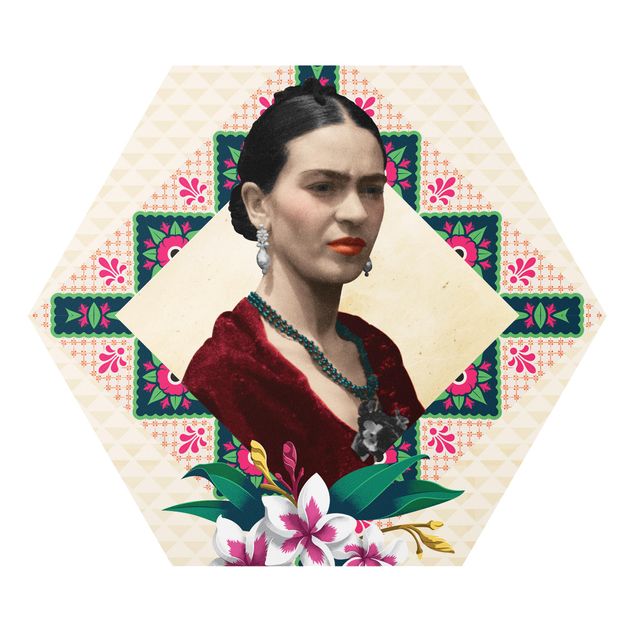 Reproducciónes de cuadros Frida Kahlo - Flowers And Geometry
