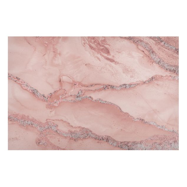 Tableros magnéticos efecto piedra Colour Experiments Marble Light Pink And Glitter