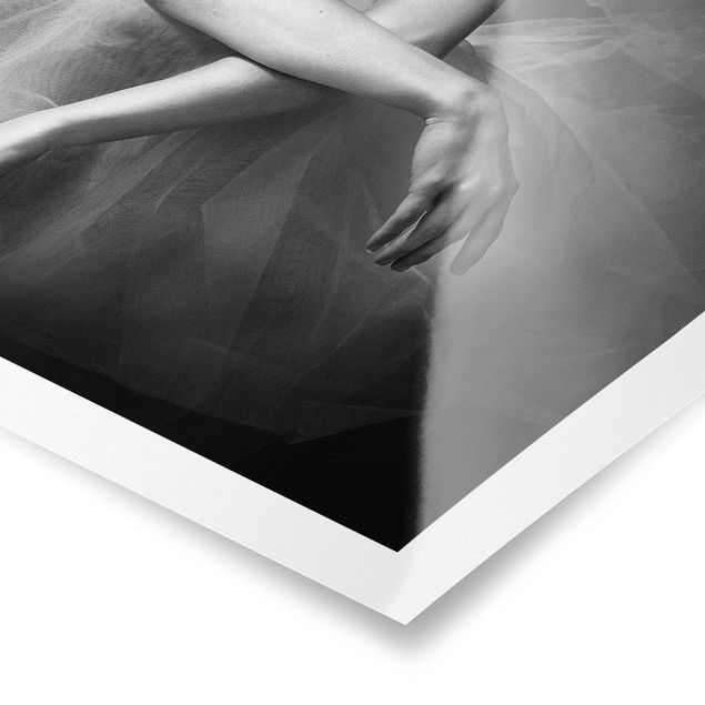 Cuadros en blanco y negro The Hands Of A Ballerina