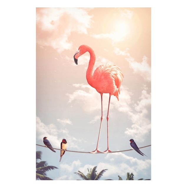 Decoración de cocinas Sky With Flamingo