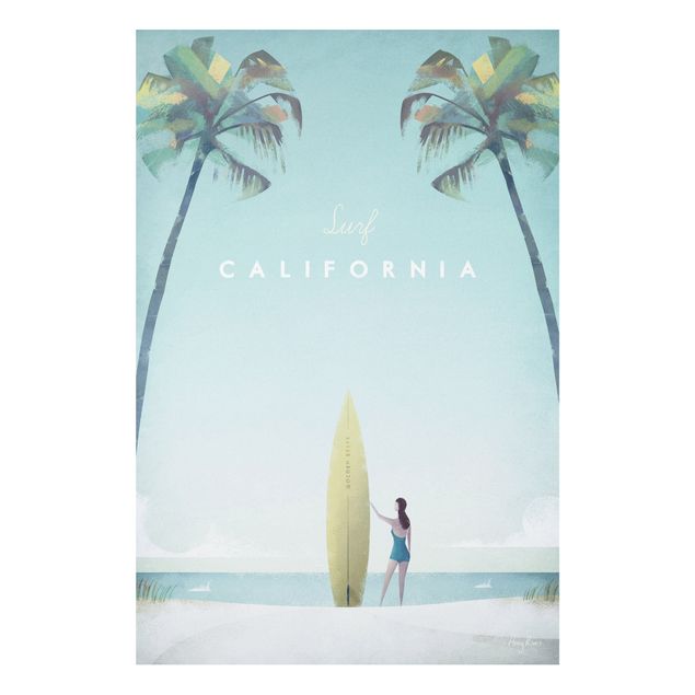 Cuadro con paisajes Travel Poster - California