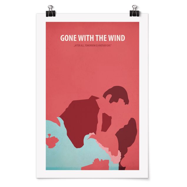 Cuadro retratos Film Poster Gone With The Wind