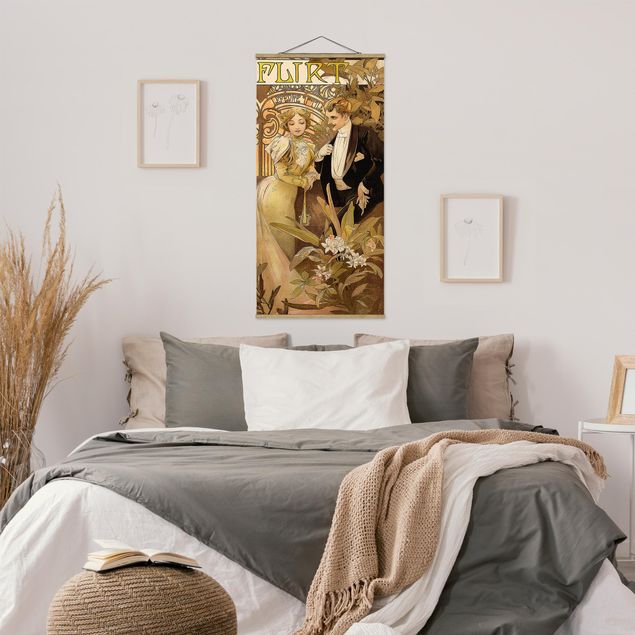 Decoración en la cocina Alfons Mucha - Advertising Poster For Flirt Biscuits