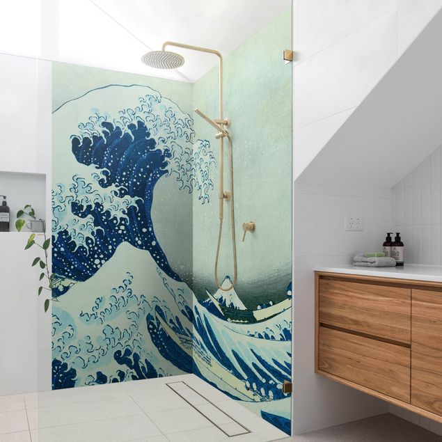 Láminas cuadros famosos Katsushika Hokusai - The Great Wave At Kanagawa