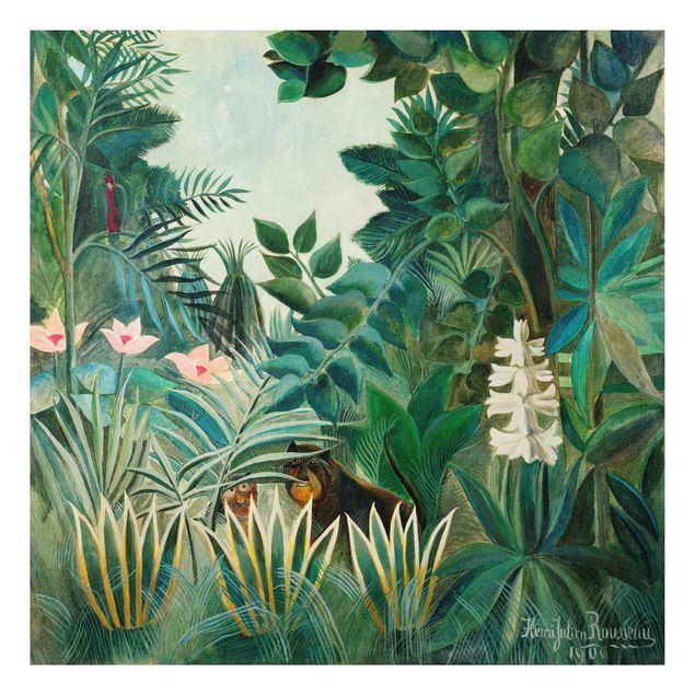 Cuadros de árboles Henri Rousseau - The Equatorial Jungle