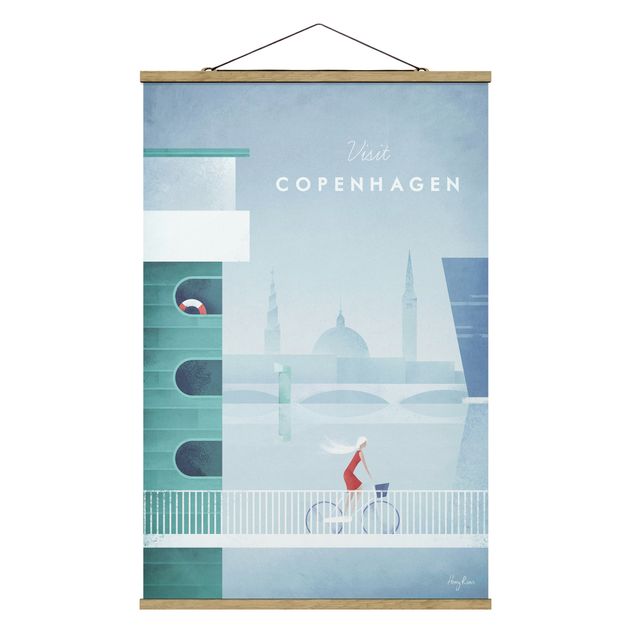 Cuadros retro Travel Poster - Copenhagen