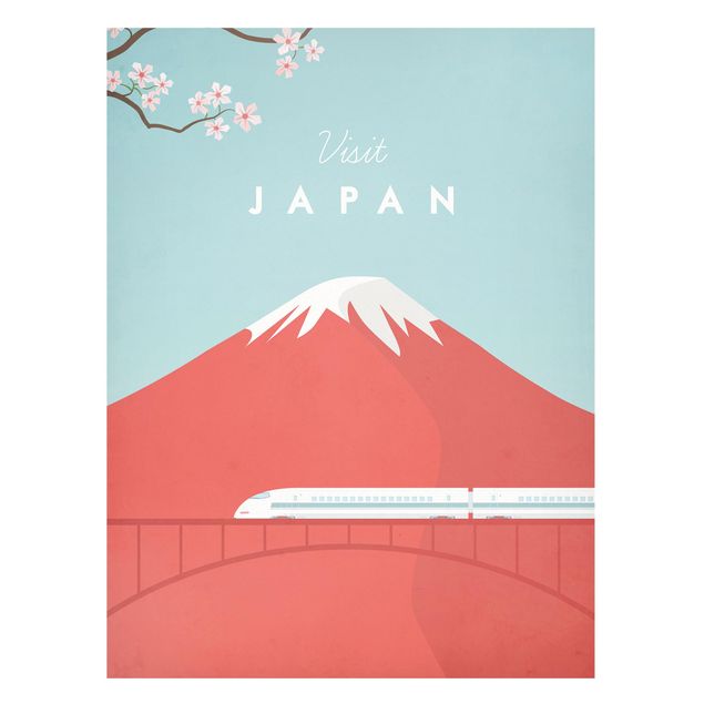 Cuadros montañas Travel Poster - Japan