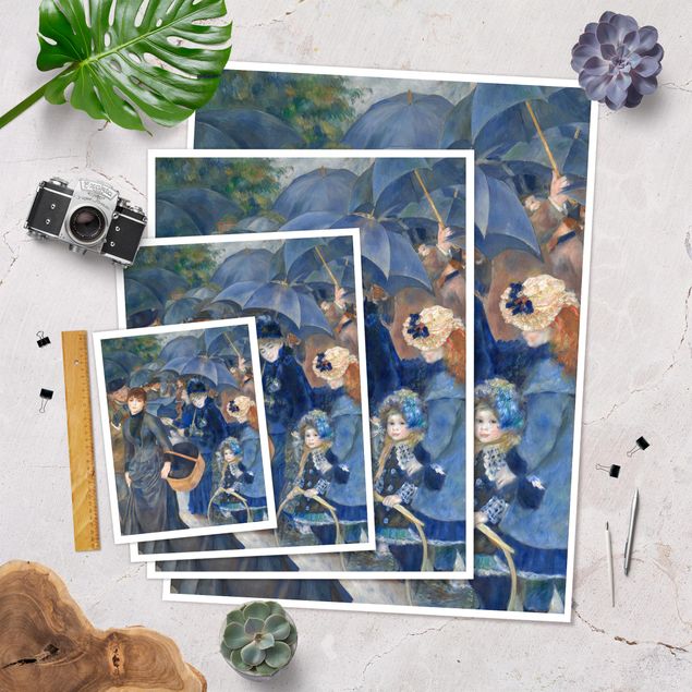 Cuadros azules Auguste Renoir - Umbrellas