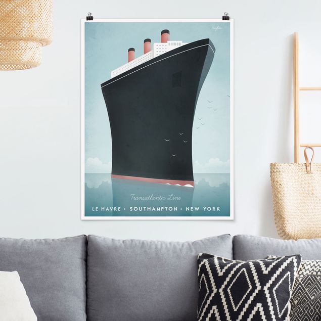 Decoración de cocinas Travel Poster - Cruise Ship