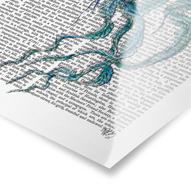 Cuadros modernos Animal Reading - Jellyfish