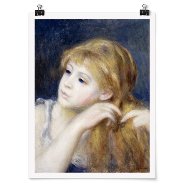 Estilos artísticos Auguste Renoir - Head of a Young Woman