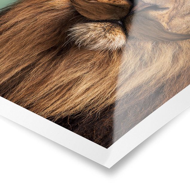 Láminas de cuadros famosos Lion With Beard