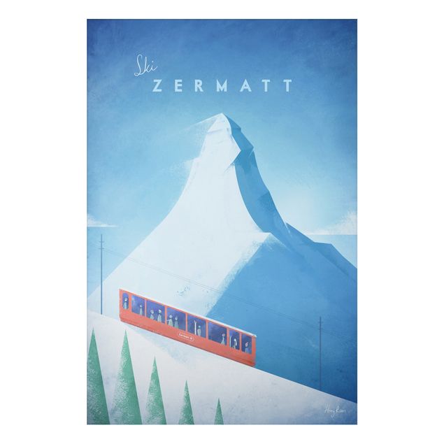 Cuadros de Suiza Travel Poster - Zermatt