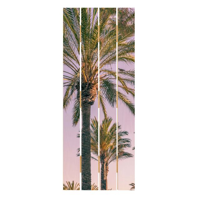 Cuadros Uwe Merkel Palm Trees At Sunset