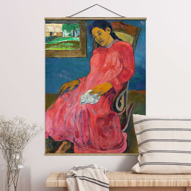 Cuadros Impresionismo Paul Gauguin - Faaturuma (Melancholic)