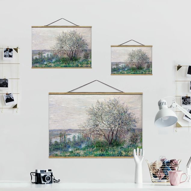 Cuadro con paisajes Claude Monet - Spring in Vétheuil