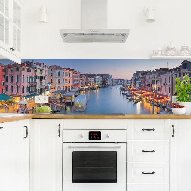 Salpicaderos cocina arquitectura y skyline Evening On The Grand Canal In Venice