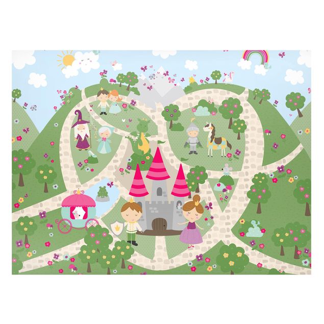Cuadros princesas Playoom Mat Wonderland - The Path To The Castle