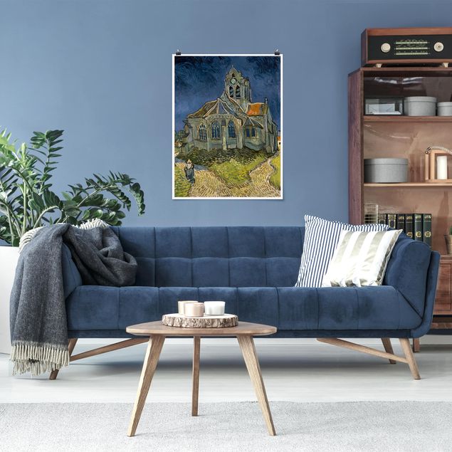 Cuadros impresionistas Vincent van Gogh - The Church at Auvers