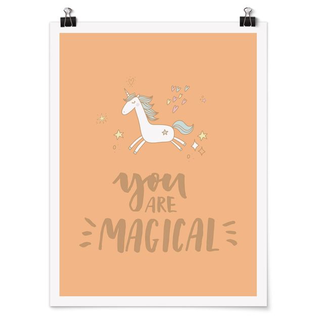 Cuadros frases You Are Magical Unicorn
