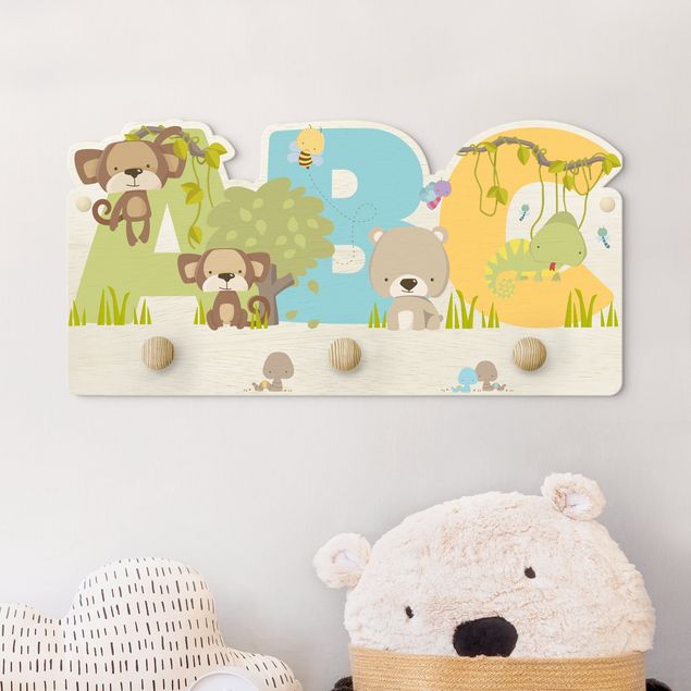 Decoración habitación infantil ABC - Ape Bear Chameleon