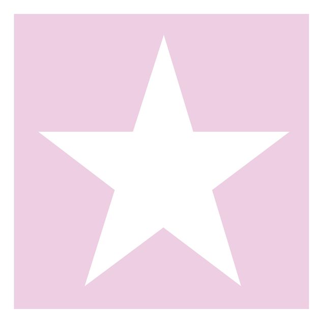 Papel para forrar muebles Big White Stars on Pink