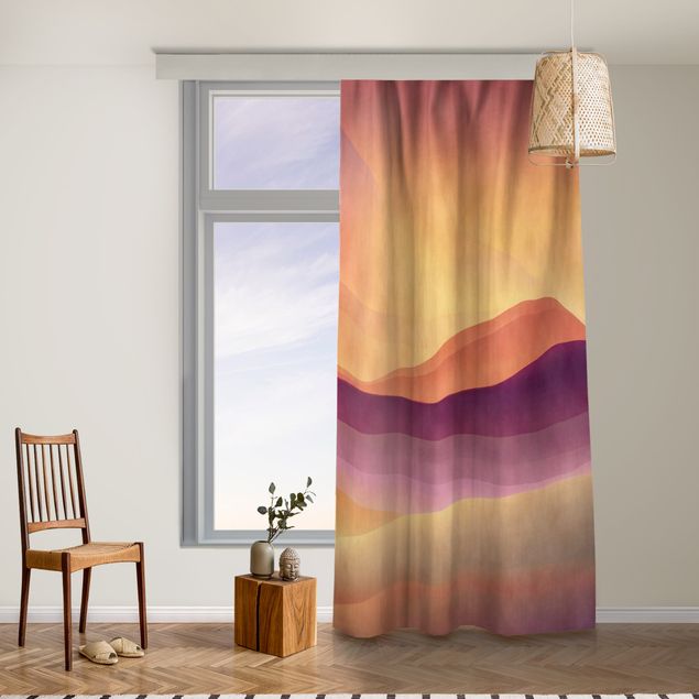 cortinas para sala modernas Vespertine Colour Gradient