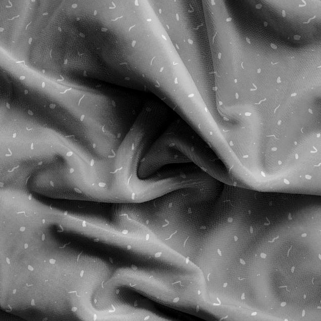 cortina a medida Abstract Monochrome Pattern - Grey