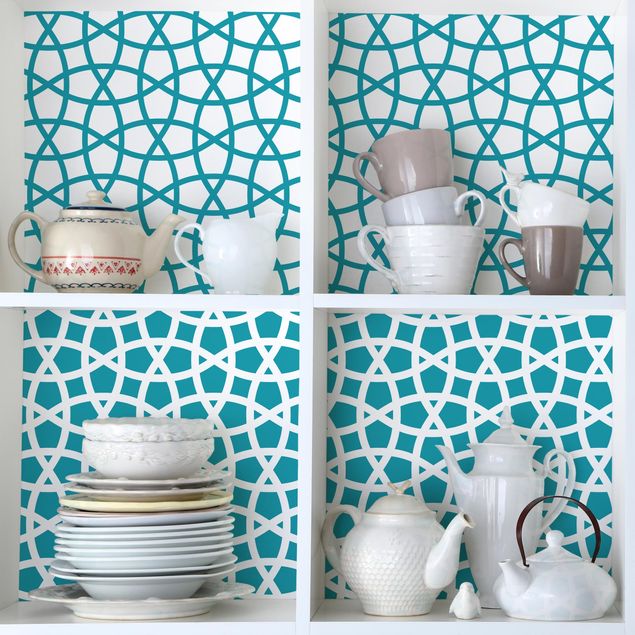 Papel adhesivo para muebles mate 2 Moroccan Mosaic Pattern
