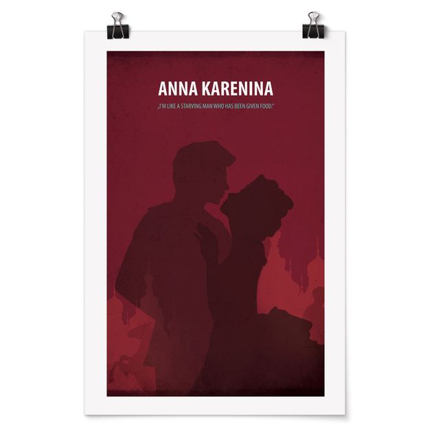 Láminas de cuadros famosos Film Poster Anna Karenina
