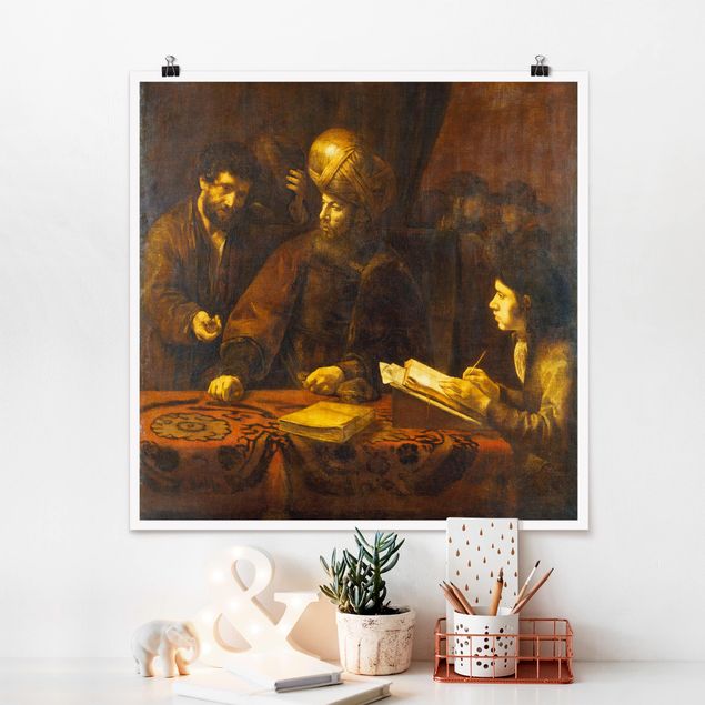 Decoración de cocinas Rembrandt Van Rijn - Parable of the Labourers