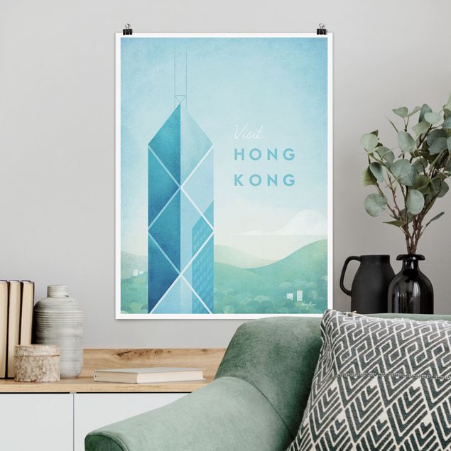 Cuadros de Asia Travel Poster - Hong Kong