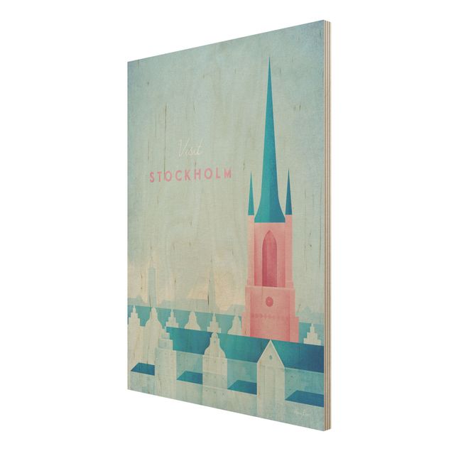 Cuadros Henry Rivers Travel Poster - Stockholm