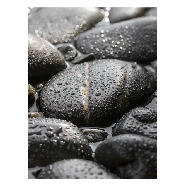 Tableros magnéticos efecto piedra Black Stones In Water