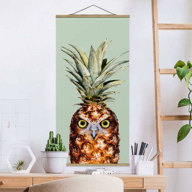 Decoración de cocinas Pineapple With Owl