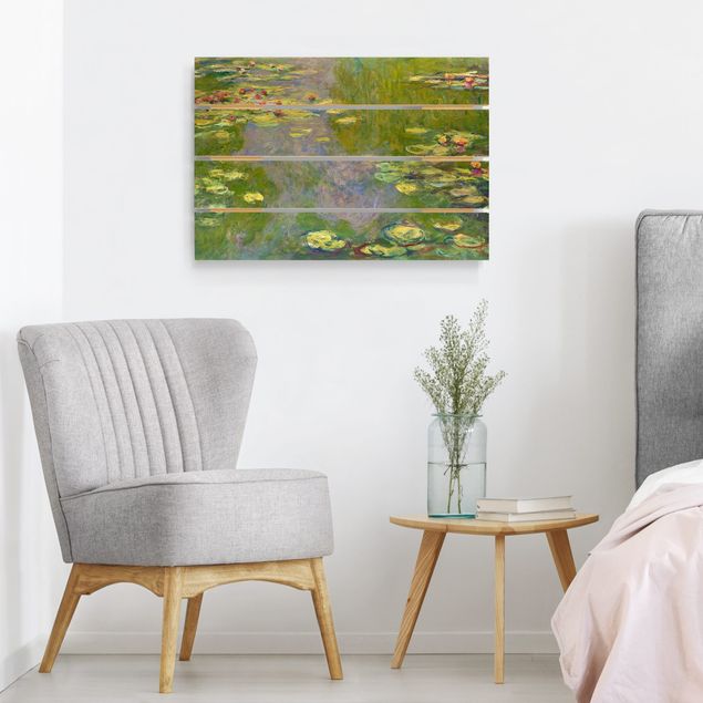 Cuadros famosos Claude Monet - Green Waterlilies