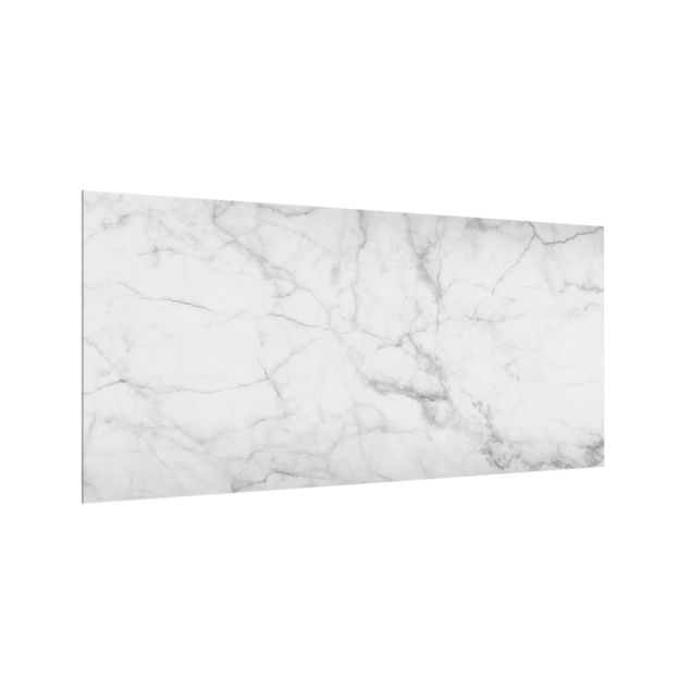 Panel antisalpicaduras cocina efecto piedra Bianco Carrara