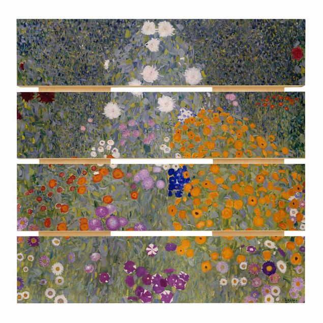 Estilos artísticos Gustav Klimt - Cottage Garden