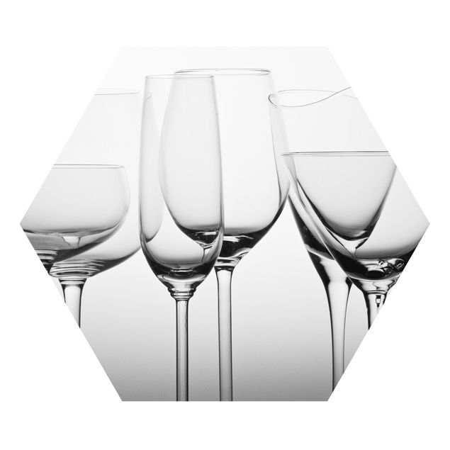 Cuadros modernos blanco y negro Fine Glassware Black And White