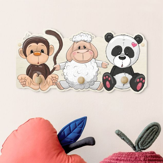 Decoración habitación infantil Monkey Sheep Panda