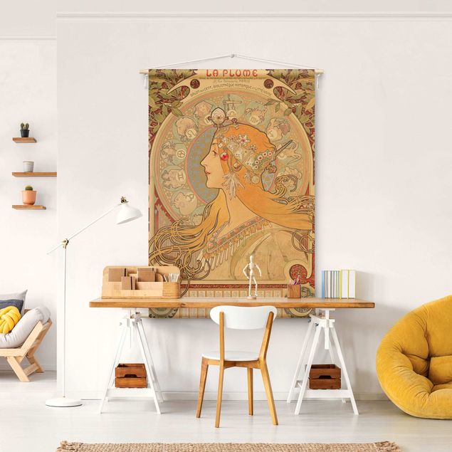 Tapices modernos para pared Alfons Mucha - Zodiac
