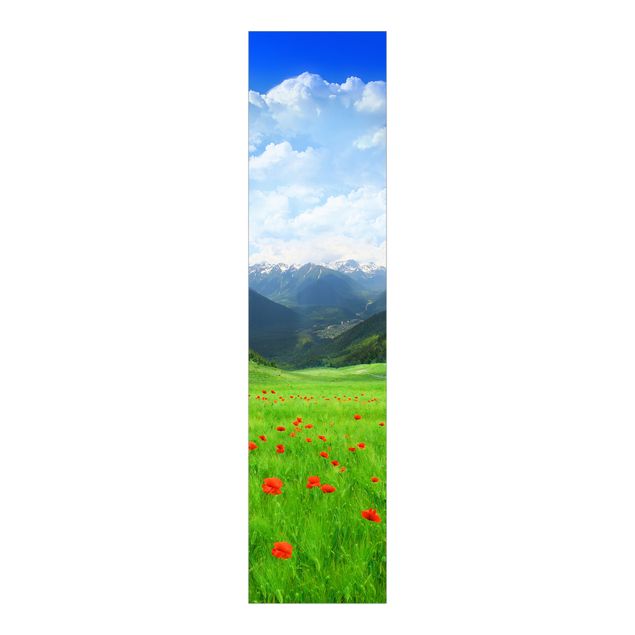 Paneles japoneses flores Alpine Meadow