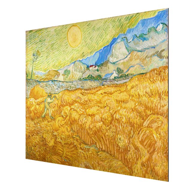 Cuadros puntillismo Vincent Van Gogh - The Harvest, The Grain Field