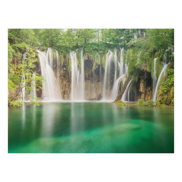 Cuadro con paisajes Waterfall Plitvice Lakes