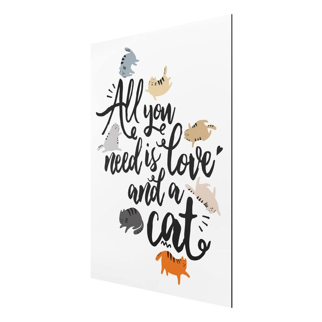 Cuadros de amor All You Need Is Love And A Cat